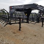 Industrias America 18×4 Hydraulic Latch, Double Wide Hay Bale Trailer_001
