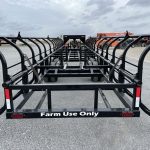 Industrias America 18×4 Manual Dump Double Wide Hay Bale Trailer_004