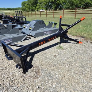 The Boss 8' brush pusher - skid steer